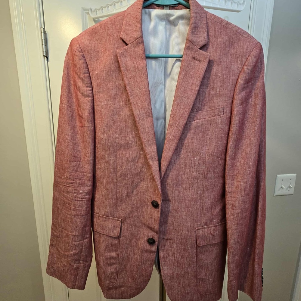 Express Men's Blazer in Soft Pink